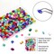 360 Pieces Craft Gems Jewels Acrylic Rhinestones Gemstone for Halloween Pirate Party Table Decorations, 10-15mm,9 Shapes with Tweezers and Storage Box